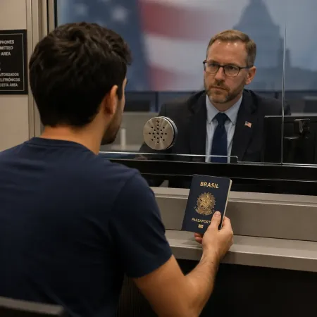 Imagem principal do artigo Nova Pergunta no Visto Americano: Você tem medo de voltar para o Brasil?